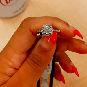 Silver cubic zirconia